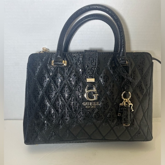 GUESS Adi Society Satchel - Picture 5 of 8